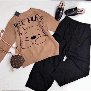 Set len cho nữ hình gấu pooh