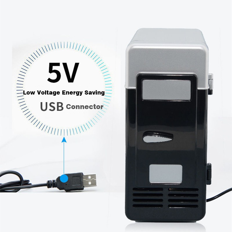 Tủ Lạnh Mini Sạc Usb Chất Lượng Cao Tiện Dụng Cho Xe Hơi