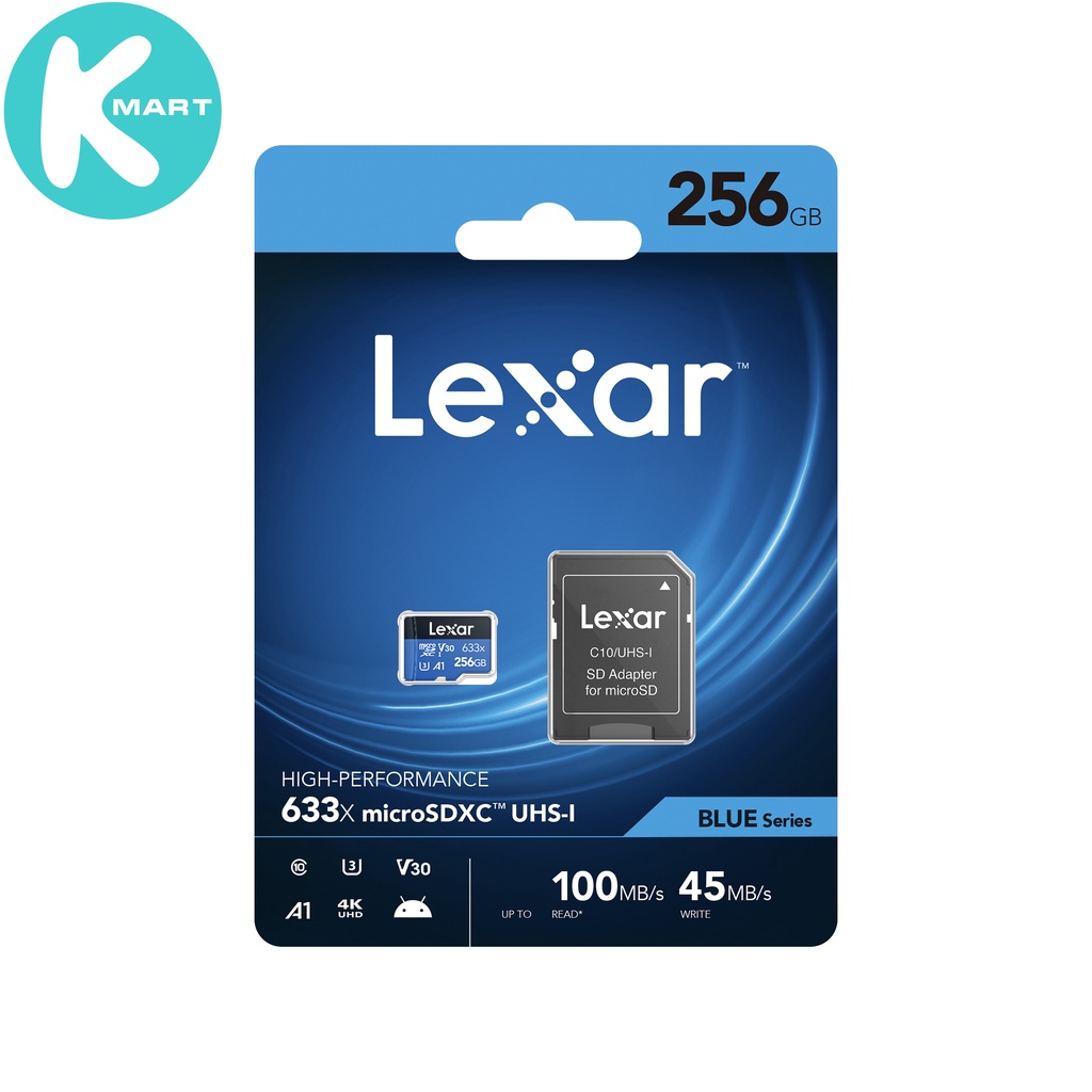 Thẻ Nhớ Lexar MICRO 633X Tốc Độ 100mb/s Class 10 - Hàng Chính Hãng