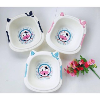 Chậu rửa mặt bò sữa cho bé