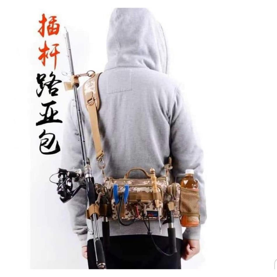 Túi Đựng Đồ Câu Lure THẾ GIỚI ĐỒ CÂU LURE 68 Túi Đựng Cần Lure Siêu Tiện Lợi