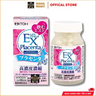 Viên uống nhau thai cừu 4000Mg Ex Placenta Itoh 120 Viên nội địa Nhật Bản