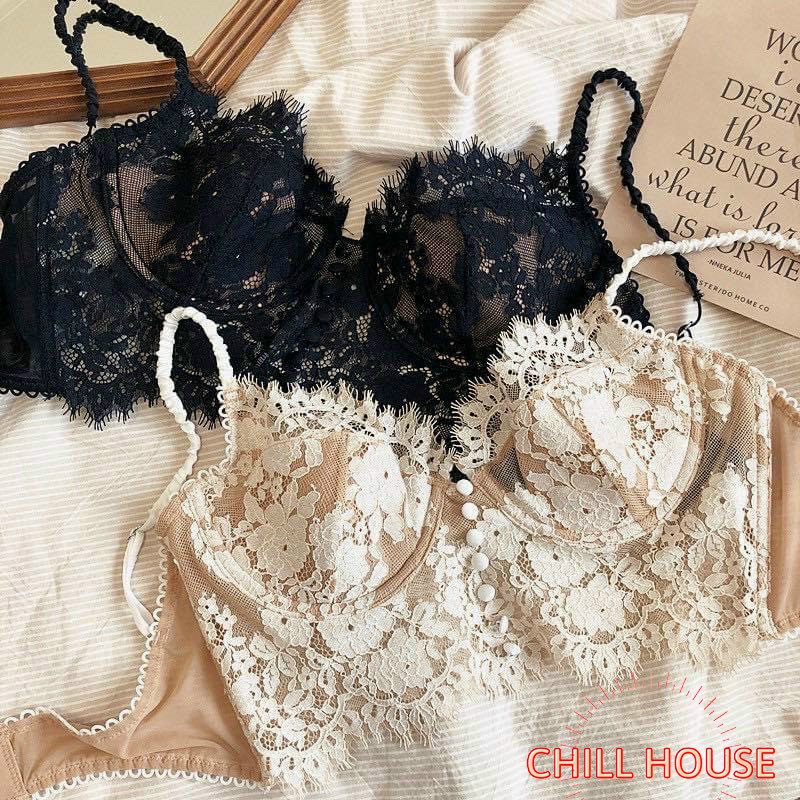 ÁO LOT NỮ,BRA REN MỀM MẠI CAO CẤP CÓ GỌNG, MÚT MỎNG SANG CHẢNH B 603 CHILL HOUSE