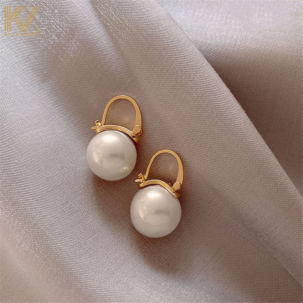 Bông Tai Nữ Đính Ngọc Trai S925 Phong Cách Hàn Quốc Yanqueens Đồ trang sức