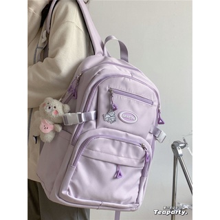 Korean campus leisure all-match backpack junior high school student bag female large capacity backpack D9SI