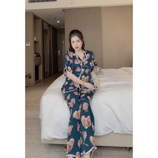 Đồ bộ PIJAMA LỤA TAY CỘC LATIN CAO CẤP