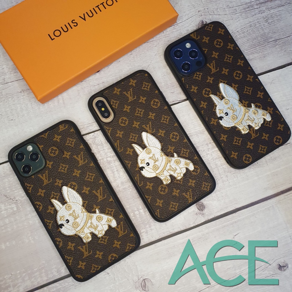 Ốp fullbox LV chó Bull cho iPhone 13promax,13,13pro,12promax,12,12pro,11promax,11,11pro,xsmax,x,xs.....