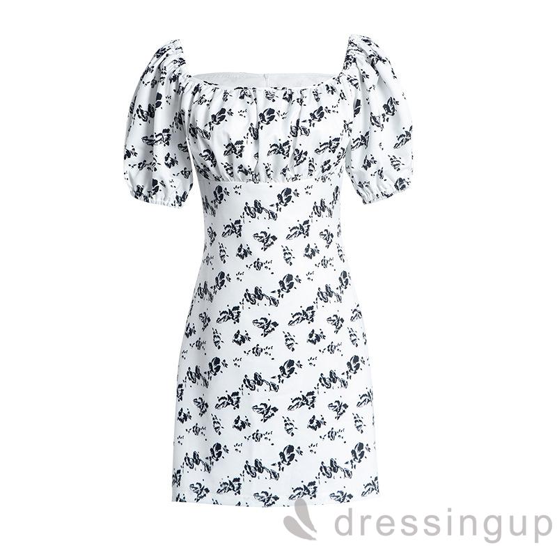 Đầm Hoa Tay Ngắn Xinh Xắn Dành Cho Nữ | BigBuy360 - bigbuy360.vn