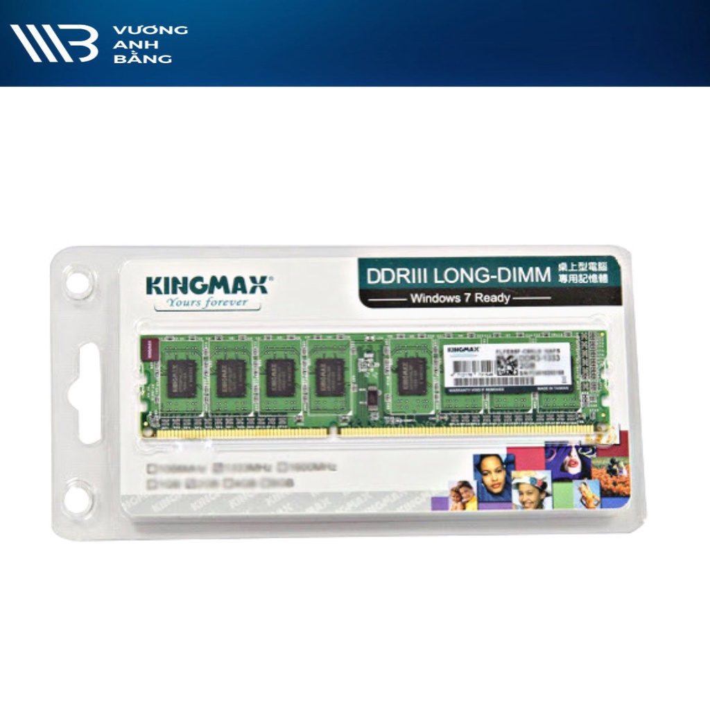 Ram PC DDR3 8G bus 1600 KINGMAX New Chính hãng Viễn Sơn