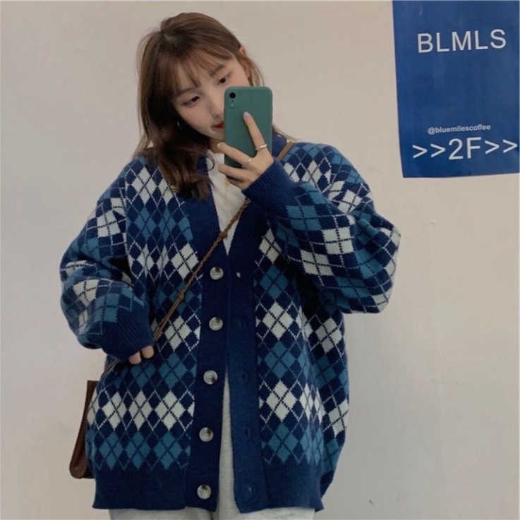 Áo Len Cardigan Trám Dáng Thụng, Cardigan Nữ Holly Tiểu thư điệu đà Cá Tính New DARA.boutique