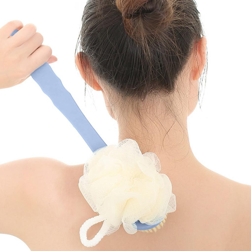 Bàn Chải Tắm Lông Mềm Cán Dài Tiện Dụng