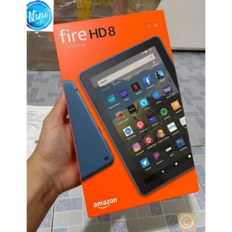 Máy tính bảng Amazon Fire HD8 2020 mới 100%, nguyên seal. Tặng thẻ nhớ 64GB loại tốt.