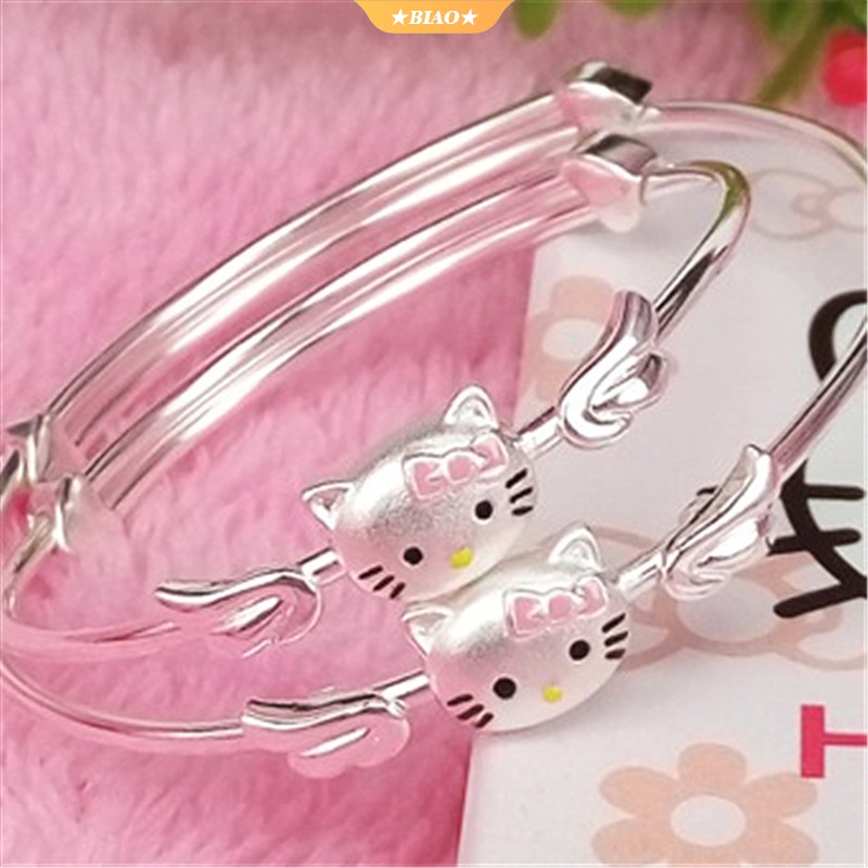 SANRIO Vòng Tay Hình Mèo Hello Kitty Dễ Thương Có Thể Điều Chỉnh Kích Thước