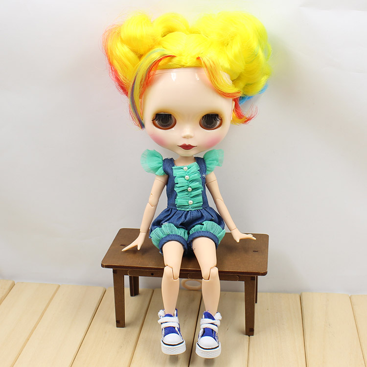 ICY DBS Little Doll Halloween Clown Colorful Little Cloth Gemini Optional 19 Joint Body Suitable for Changing Makeup
