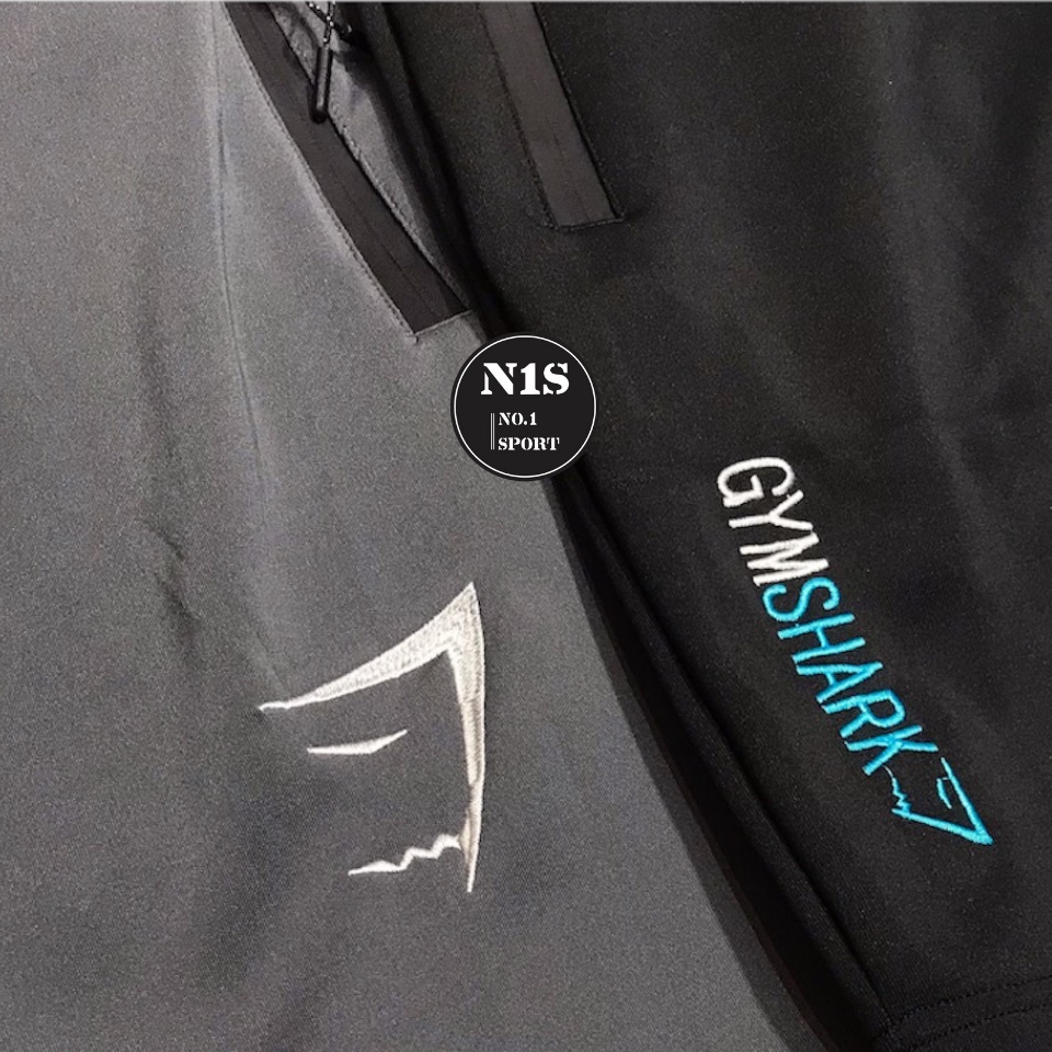 Short Gym Gym Sharks Logo Thêu