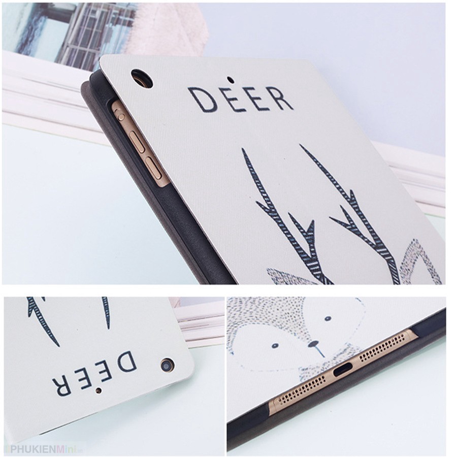 Bao da hoạt hình, hình thú dễ thương ngộ nghĩnh, độc lạ cho iPad 9.7inch 2017 /. 2018 / Air / Air 2 Gen 5 Gen 6