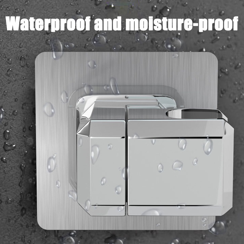 Giá Đỡ Vòi Hoa Sen Gắn Tường Tự Dính Thông Dụng 90° Dụng Cụ Điều Chỉnh Tùy Ý Tiện Dụng