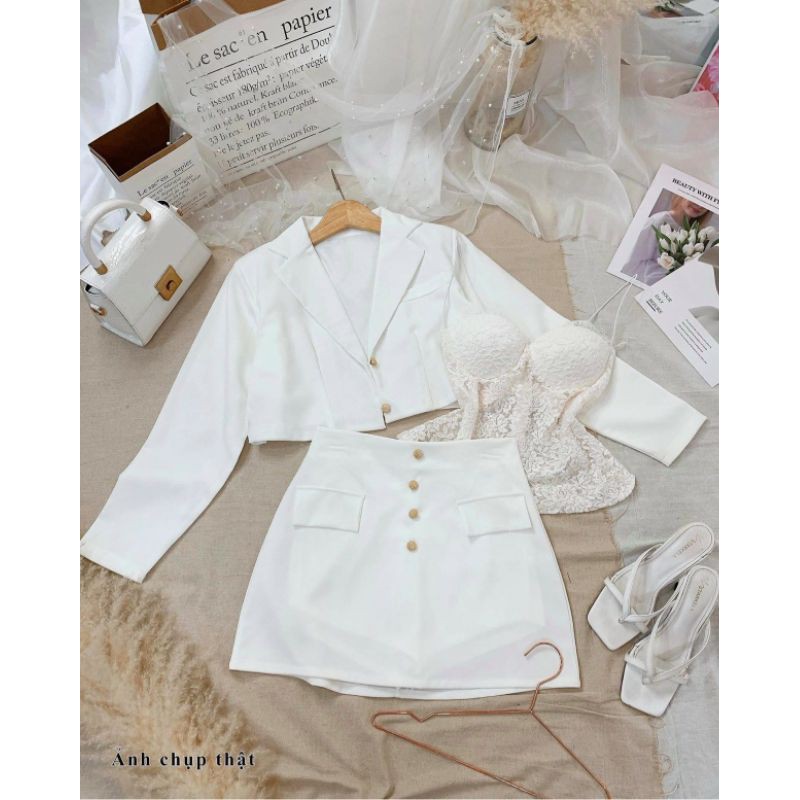 SET VEST T.ẶNG KÈM ÁO BRA REN | BigBuy360 - bigbuy360.vn