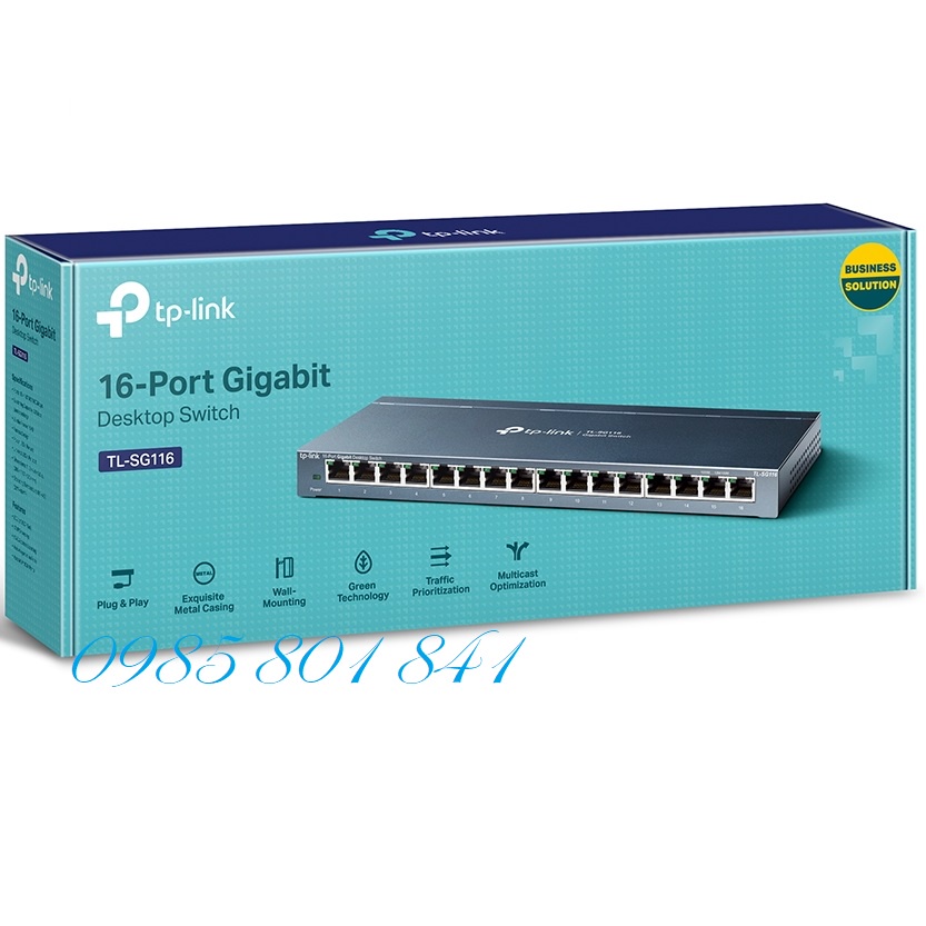 Bộ Chia Mạng 16 Cổng Gigabit TP-Link TL-SG116. Hàng chính hãng