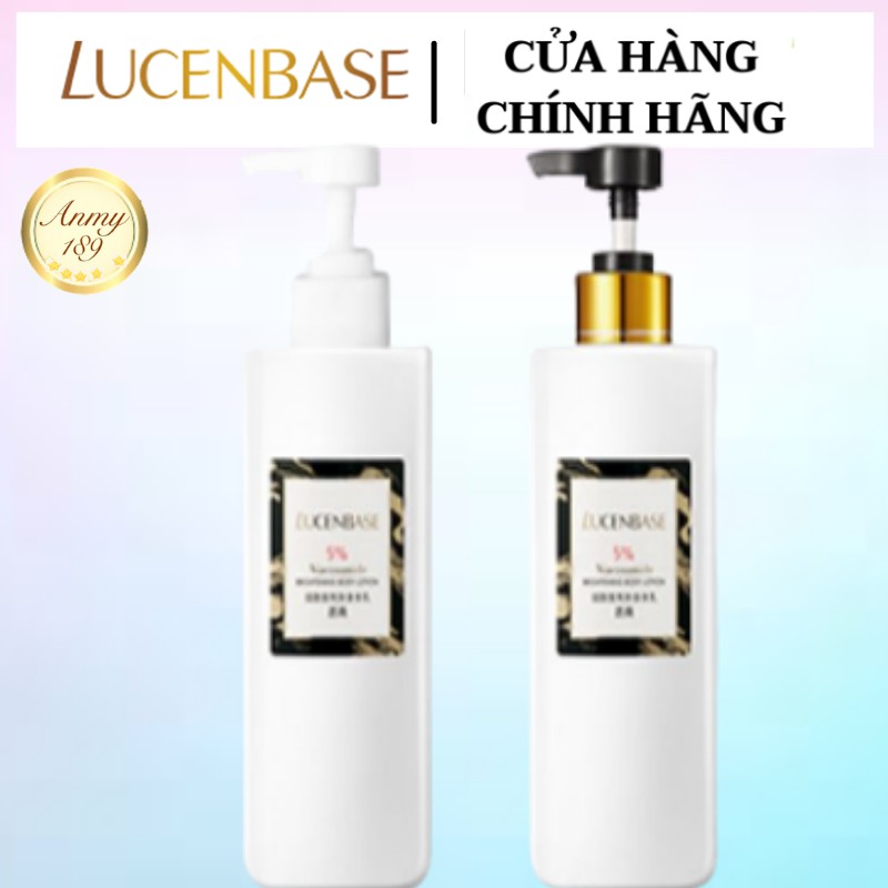 Dưỡng thể trắng da body lucenbase chính hãng 250 ml