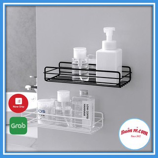 Kệ sắt dán tường đựng đồ nhà tắm, nhà bếp hình chữ nhật tiện lợi, hiện đại – 01335 Buôn rẻ