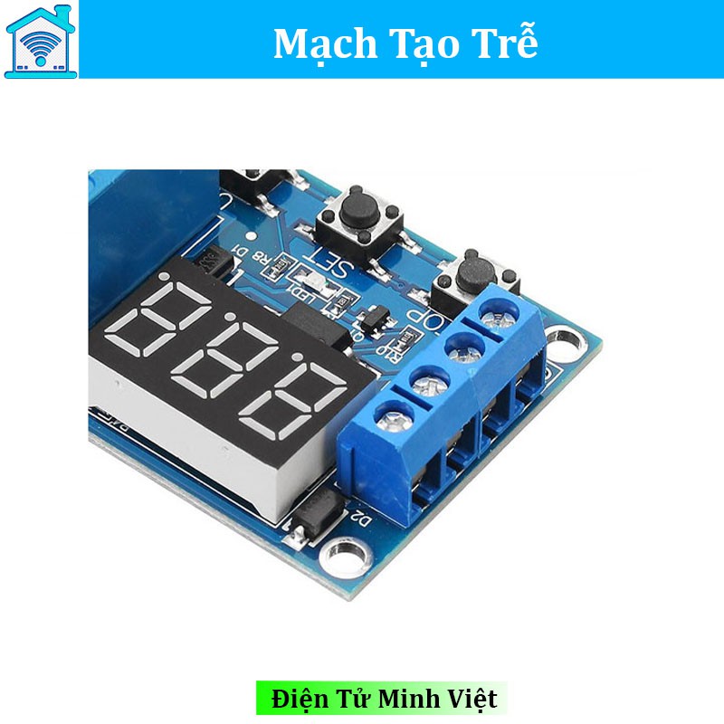 Mạch Tạo Trễ Module Trễ Theo Chu Kỳ Đóng Ngắt Relay 0s- 999s - Máy rửa tay tự động - rót rượu tự động