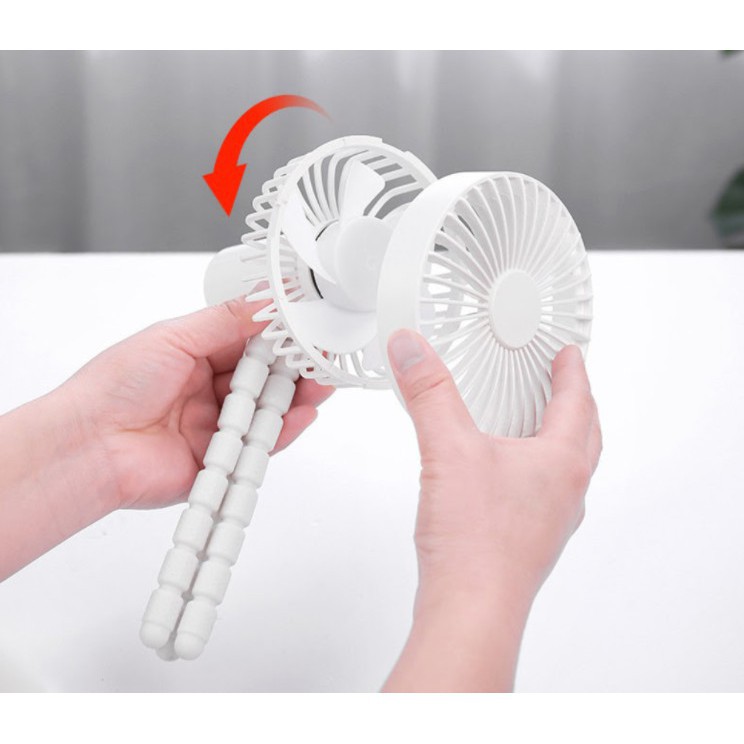 Quạt mini Bàn Mini Zolele -Quạt xiaomi zolele cầm tay Quạt xe đẩy di động Quạt cho bé