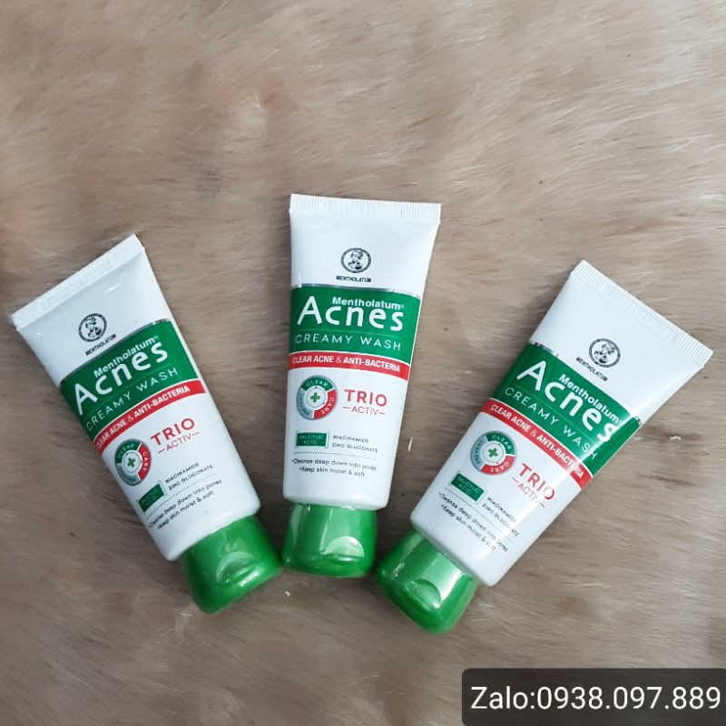 Kem rữa mặt ACNES ngăn ngừa mụn, sạch mụn, da mịn màng 50g