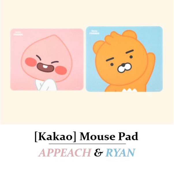 Miếng lót chuột hình nhân vật Kakao dễ thương Ryan Apeach