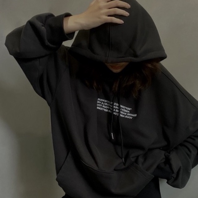 Áo Hoodie Un Humain Màu Đen | BigBuy360 - bigbuy360.vn