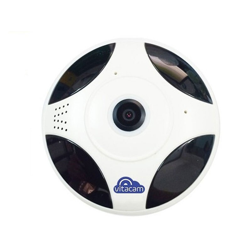 Camera IP Robo ốp trần Vitacam VR1080 - 2.0Mpx (Chuẩn H.265) bảo hành 12 tháng