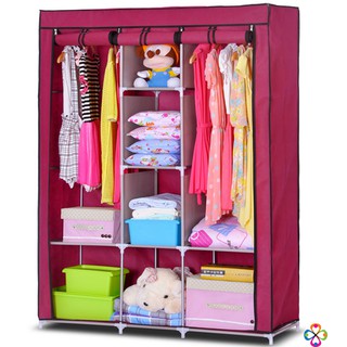 Tủ đựng quần áo 3 buồng 8 ngăn