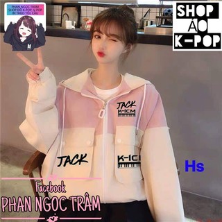 Áo khoác kaki jack kic, áo kaki tai thỏ jack kicm