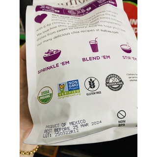 [Date 2024]-Hạt chia Mỹ Nutiva 1,36kg