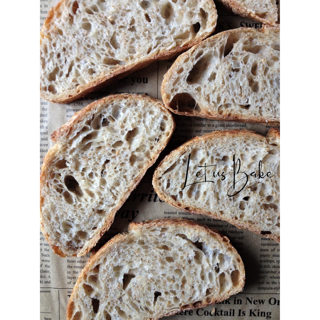 Country Sourdough Bread 350g Bánh Mì Đồng Quê Men Tự Nhiên  - Healthy