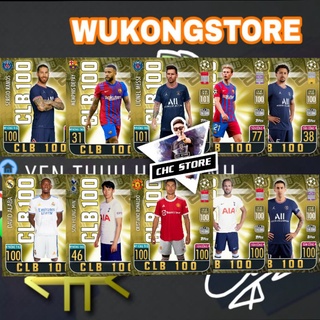 Thẻ cầu thủ match attax Clb 100 21/22 bóng đá câu lạc bộ 100 thêm (2)