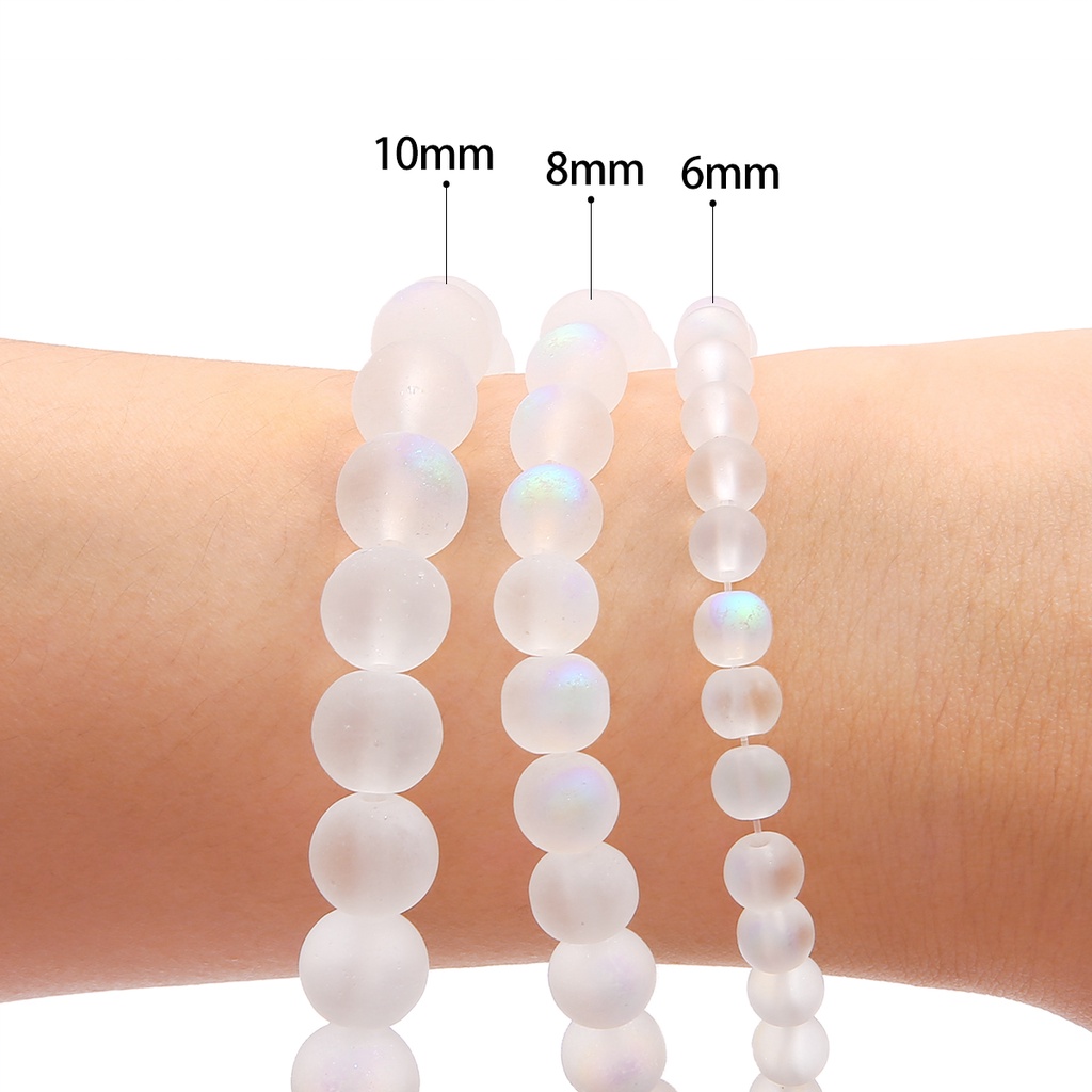 Túi Hạt Xâu Chuỗi Màu Sắc 4 / 6 / 8 / 10mm Dùng Làm Đồ Trang Sức Thủ Công