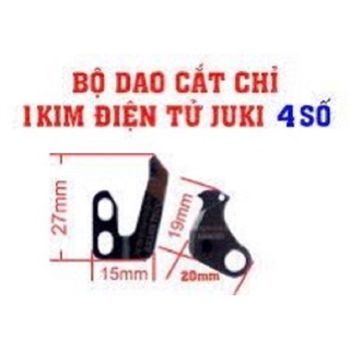 BỘ DAO CẮT CHỈ 1KIM ĐIỆN TỬ JUKI 4 SỐ MÁY MAY CÔNG NGHIỆP