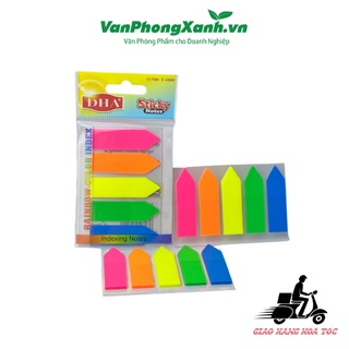 Giấy phân trang nhựa 5 màu DHA DH 9601 (1Tập)