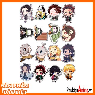 hình dán sticker anime Kimetsu no Yaiba - Demon Slayer - Lưỡi gươm Diệt Quỷ mẫu 1