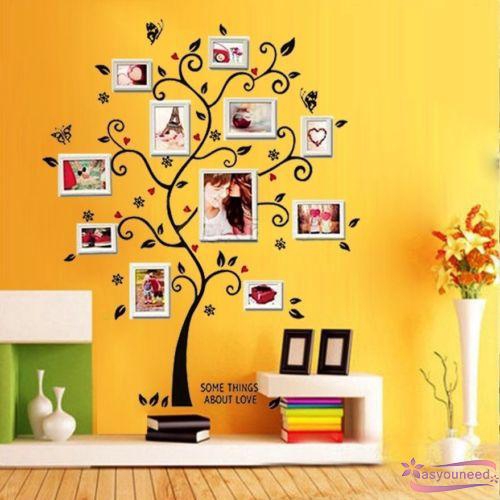 Sticker dán tường hình cây trang trí sáng tạo