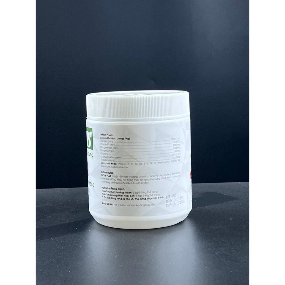 [Chính hãng] Bột khoáng WOW PLUS lọ 400G ( tặng kèm gói bogamax trị giá 40k )