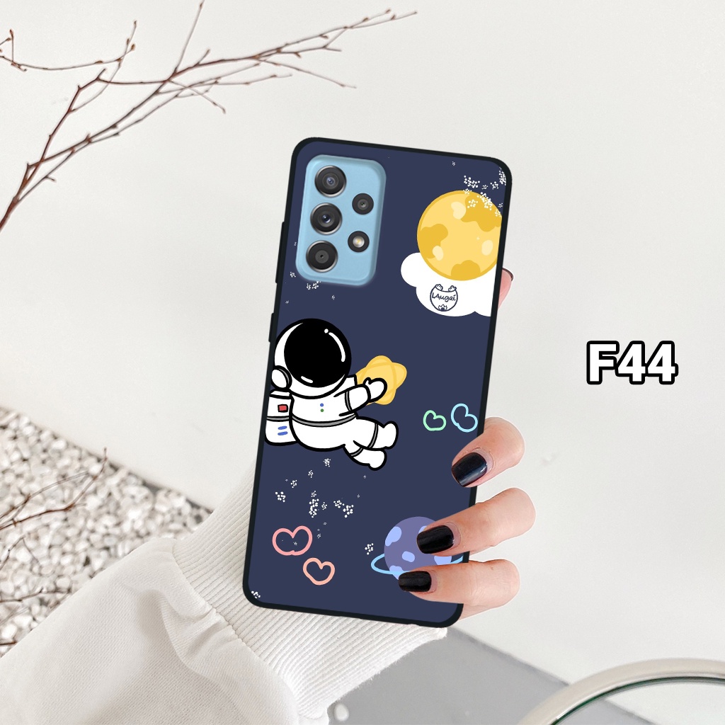 Ốp lưng SAMSUNG GALAXY A32 4G - A52 - A52S - A72 in hình gấu vũ trụ xinh xắn, dễ thương