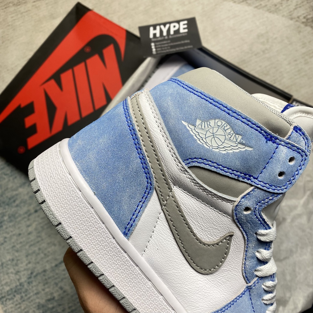 Giày sneaker Jordan 1 Hyper Royal (giày bóng rổ Xanh/Trắng) - Hype Sneaker | Bản best Quality