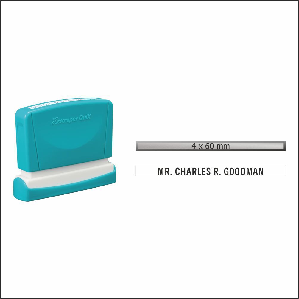 Dấu Thẩm Thấu Sắc Nét Không Lem Xstamper Quix Q05 Dùng Đóng Lên Giấy