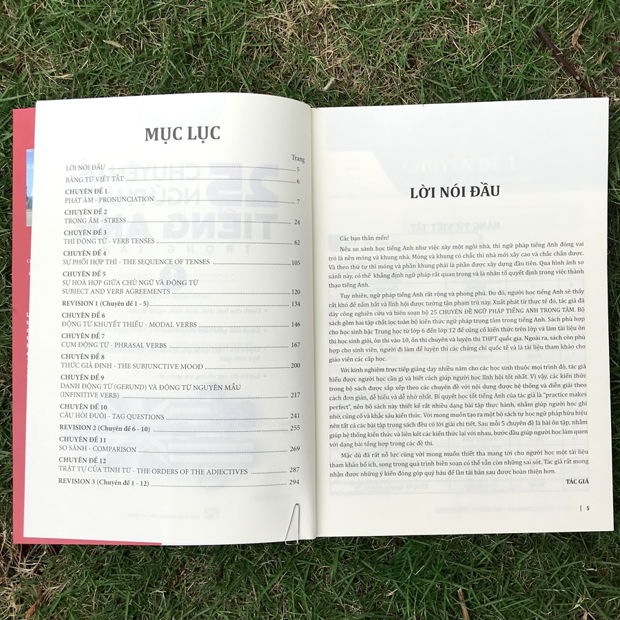Sách - 25 Chuyên Đề Ngữ Pháp Tiếng Anh Trọng Tâm Tập 1 + Tập 2 + Cẩm Nang Cấu Trúc Tiếng Anh