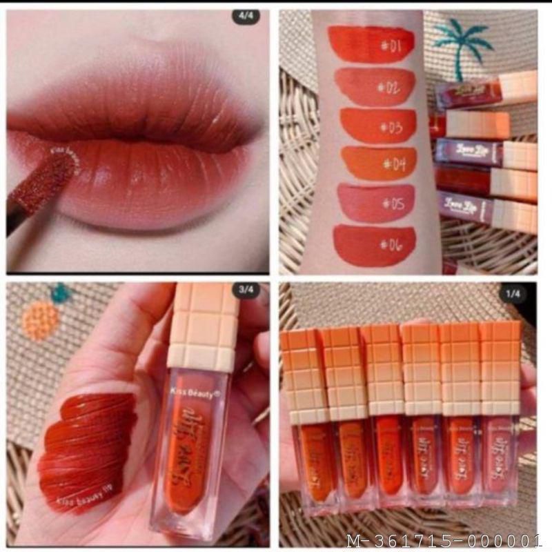 Son kem KISS BEAUTY gốm ORANGE VNEE: 164