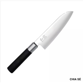 Dao bếp Nhật cao cấp KAI Wasabi Black dao thái đa năng 16.5cm
