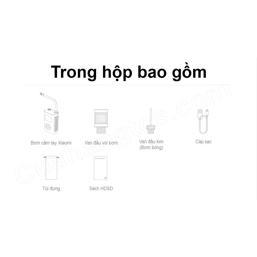 Bơm mini cầm tay đa năng Xiaomi Mijia Bicycle Pump