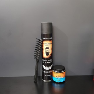 COMBO GÔM XỊT TÓC THE PRO LOCK 420 ML + Sáp Vuốt Tóc Nam
